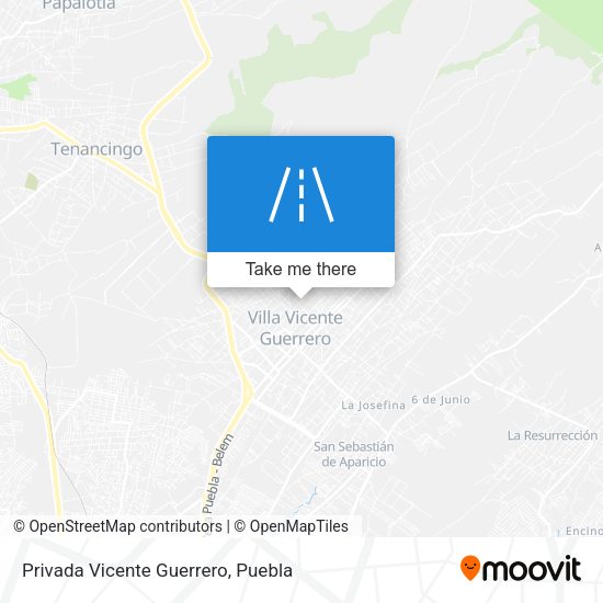 Mapa de Privada Vicente Guerrero