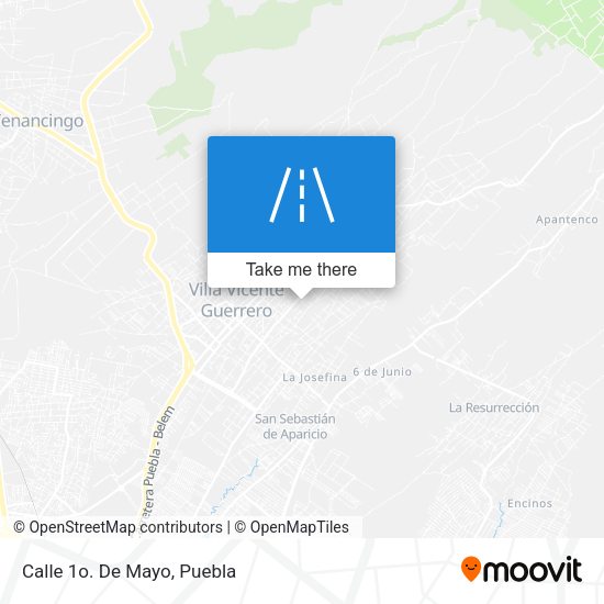 Mapa de Calle 1o. De Mayo