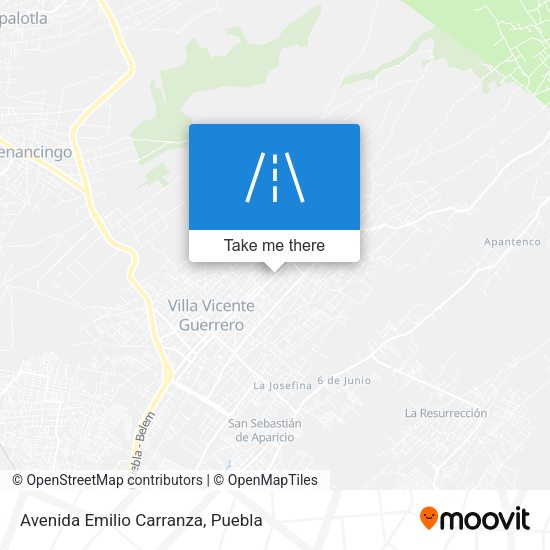 Avenida Emilio Carranza map