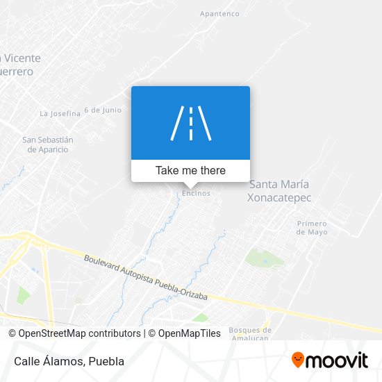 Mapa de Calle Álamos
