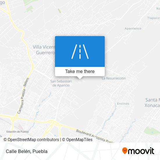 Mapa de Calle Belén