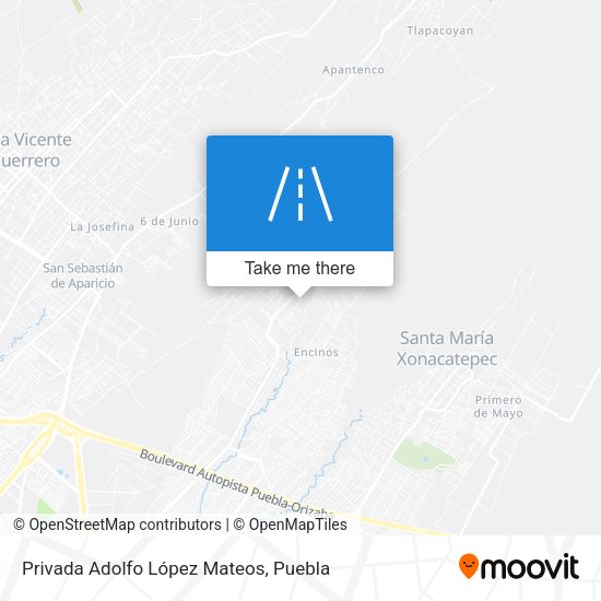 Mapa de Privada Adolfo López Mateos