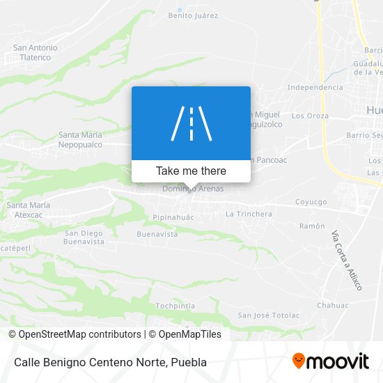 Calle Benigno Centeno Norte map