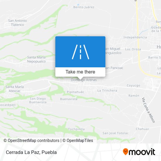 Mapa de Cerrada La Paz