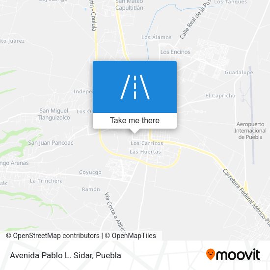 Avenida Pablo L. Sidar map