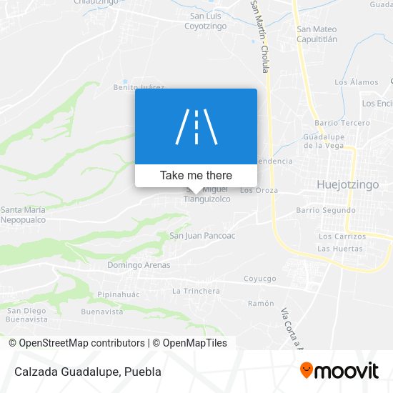 Mapa de Calzada Guadalupe