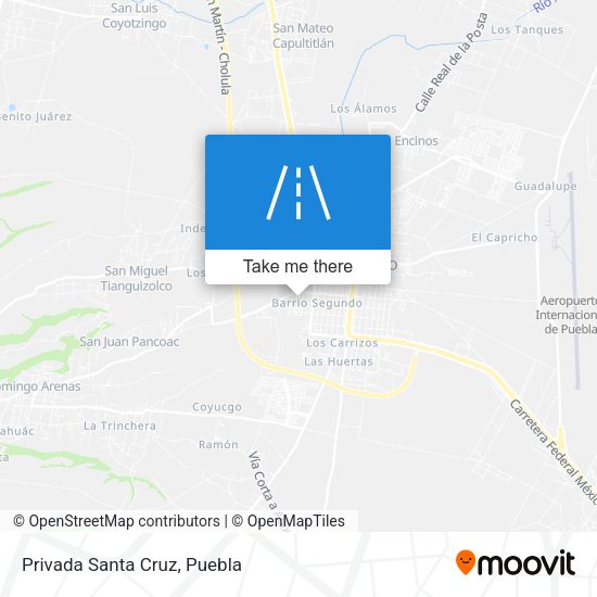 Mapa de Privada Santa Cruz