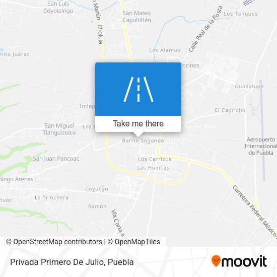 Mapa de Privada Primero De Julio
