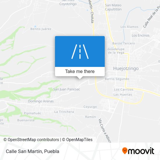 Calle San Martín map