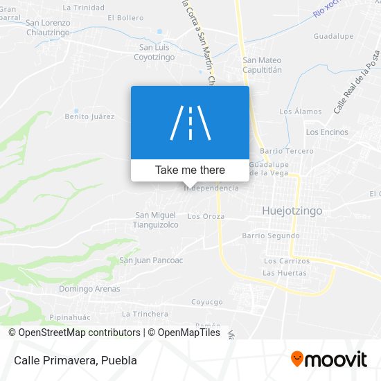 Mapa de Calle Primavera