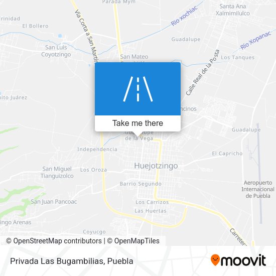 Privada Las Bugambilias map