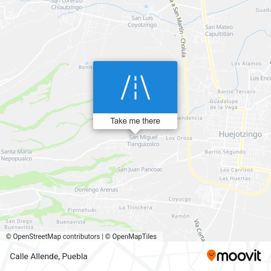 Mapa de Calle Allende