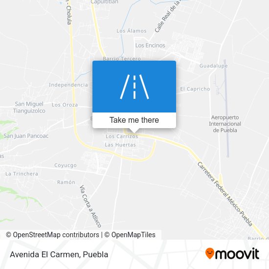 Mapa de Avenida El Carmen