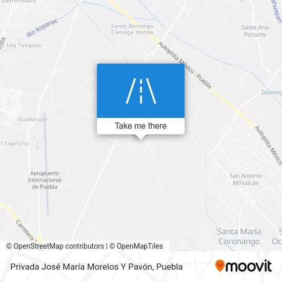 Privada José María Morelos Y Pavón map