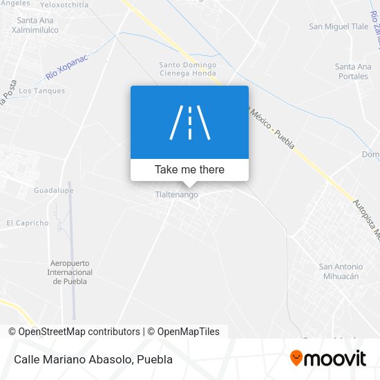 Mapa de Calle Mariano Abasolo