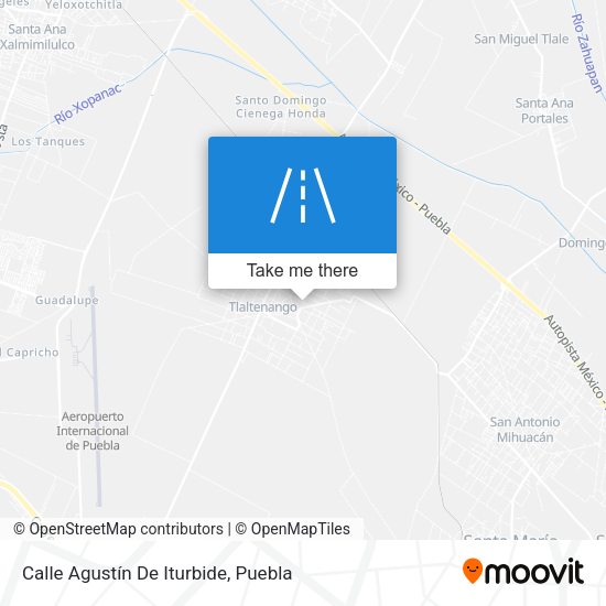 Calle Agustín De Iturbide map