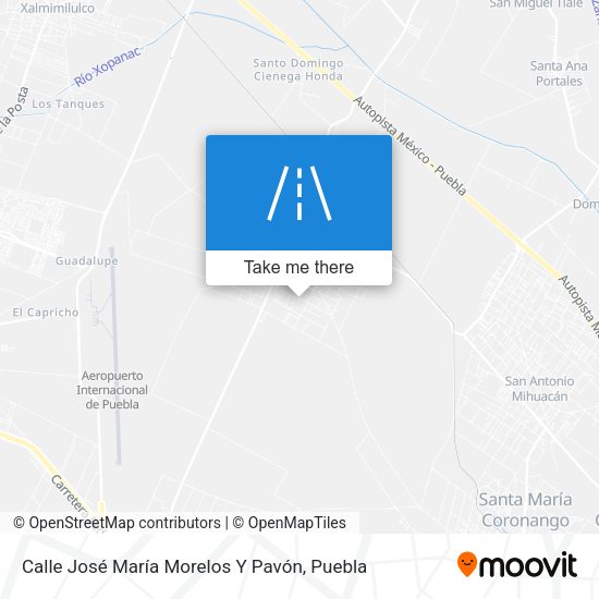 Calle José María Morelos Y Pavón map