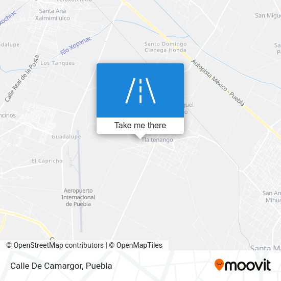 Mapa de Calle De Camargor
