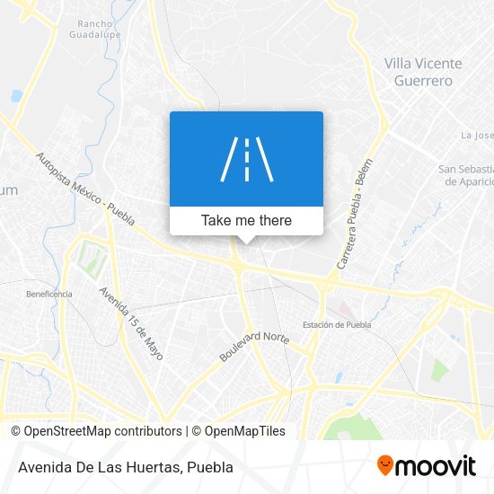 Avenida De Las Huertas map