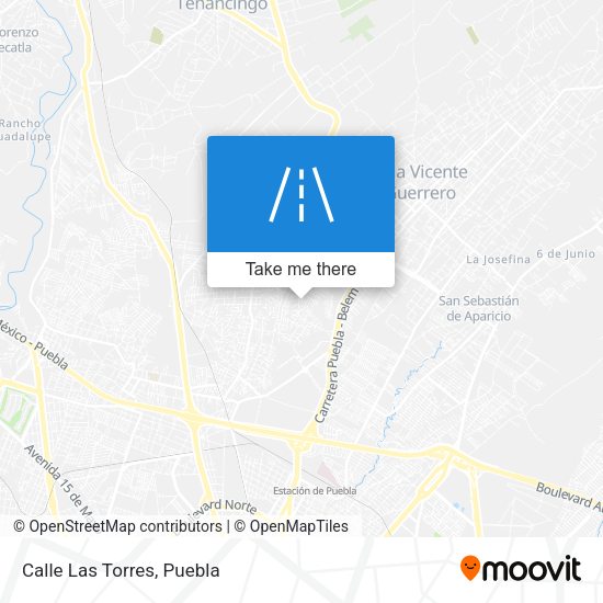 Calle Las Torres map