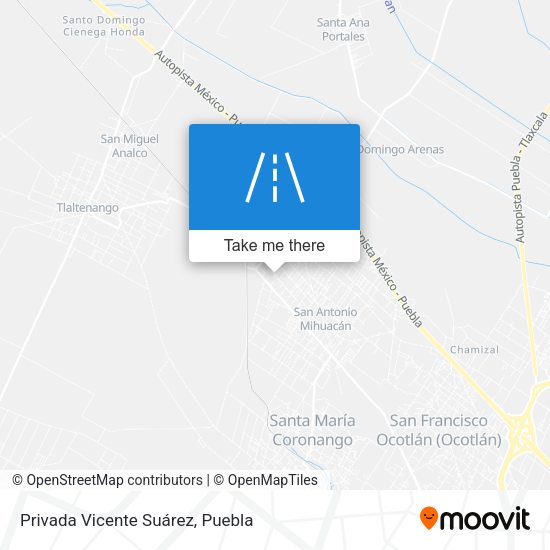 Privada Vicente Suárez map