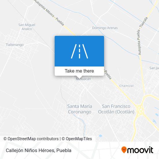 Callejón Niños Héroes map