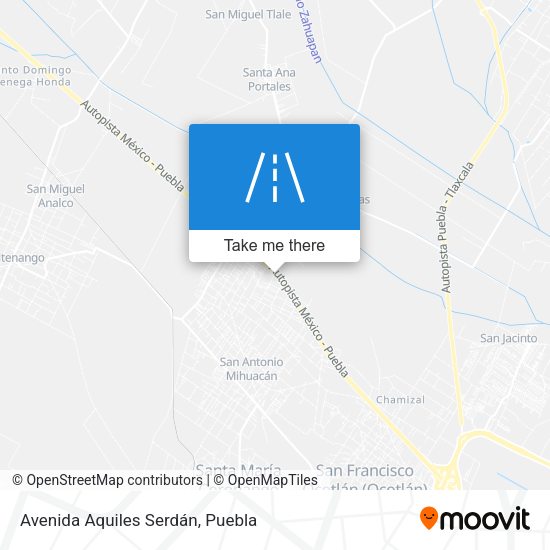 Mapa de Avenida Aquiles Serdán