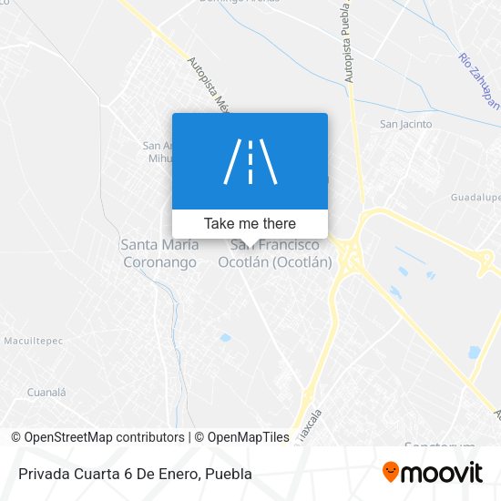 Mapa de Privada Cuarta 6 De Enero