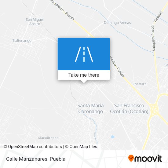 Mapa de Calle Manzanares