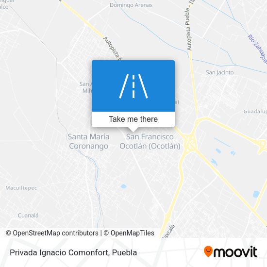 Privada Ignacio Comonfort map