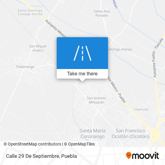 Mapa de Calle 29 De Septiembre