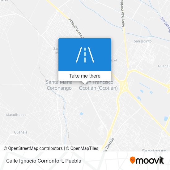 Calle Ignacio Comonfort map