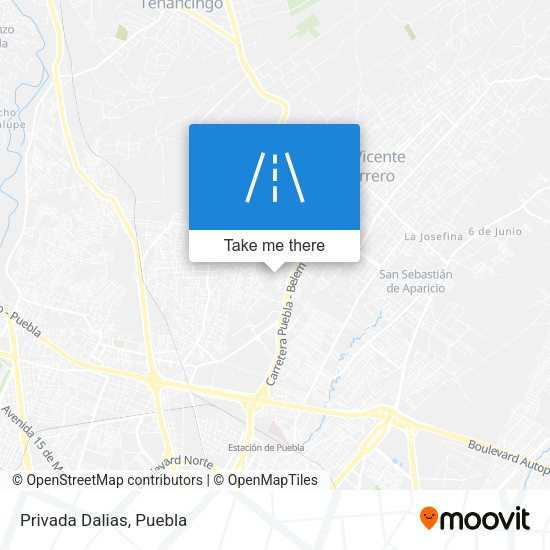 Mapa de Privada Dalias