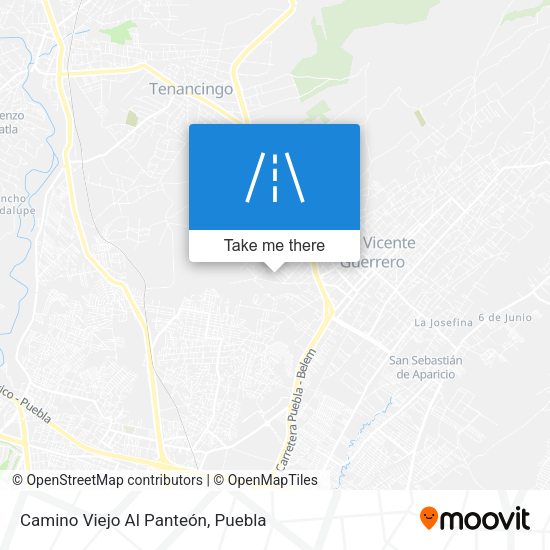 Camino Viejo Al Panteón map