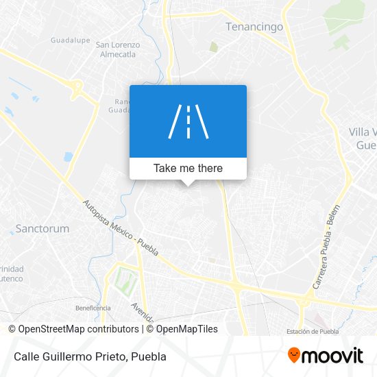 Calle Guillermo Prieto map