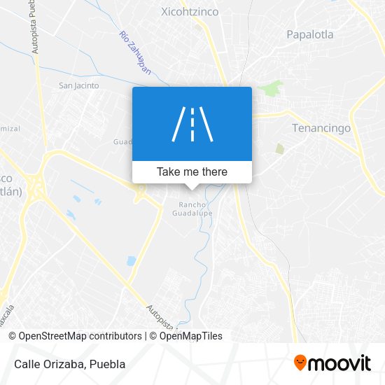 Mapa de Calle Orizaba