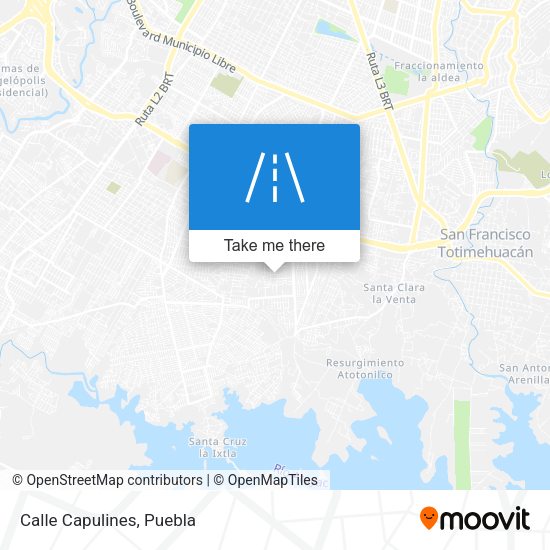 Mapa de Calle Capulines