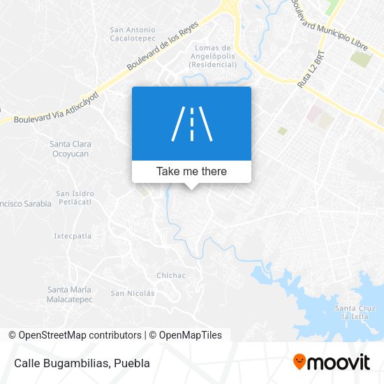Mapa de Calle Bugambilias
