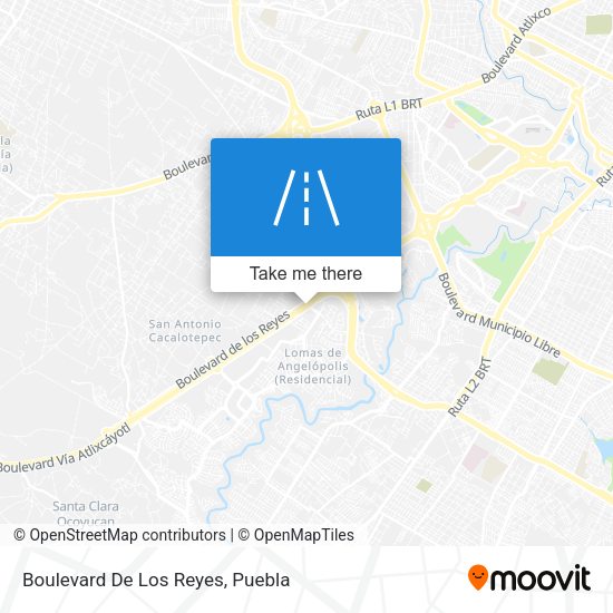 Boulevard De Los Reyes map