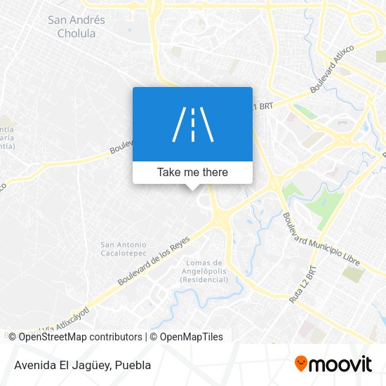 Avenida El Jagüey map