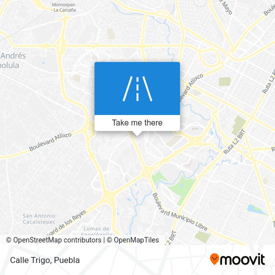 Mapa de Calle Trigo