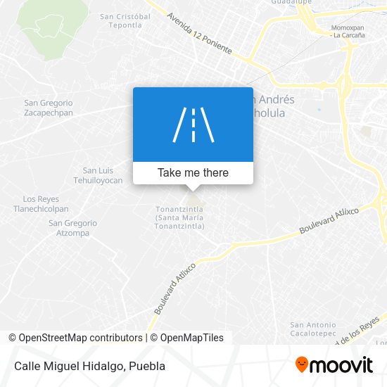 Mapa de Calle Miguel Hidalgo