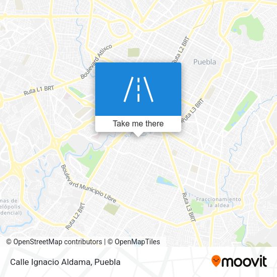 Mapa de Calle Ignacio Aldama