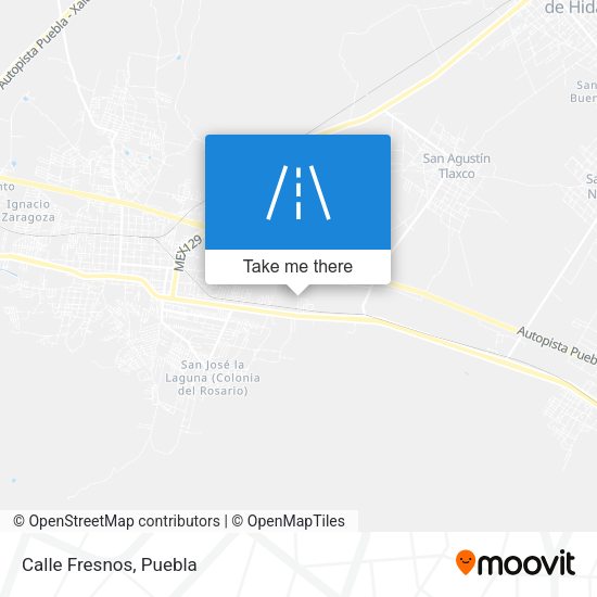 Mapa de Calle Fresnos