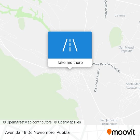 Mapa de Avenida 18 De Noviembre