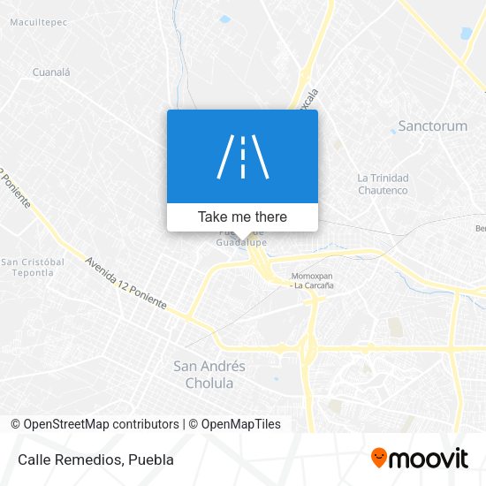Mapa de Calle Remedios