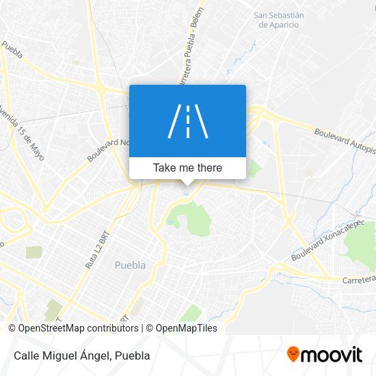 Mapa de Calle Miguel Ángel