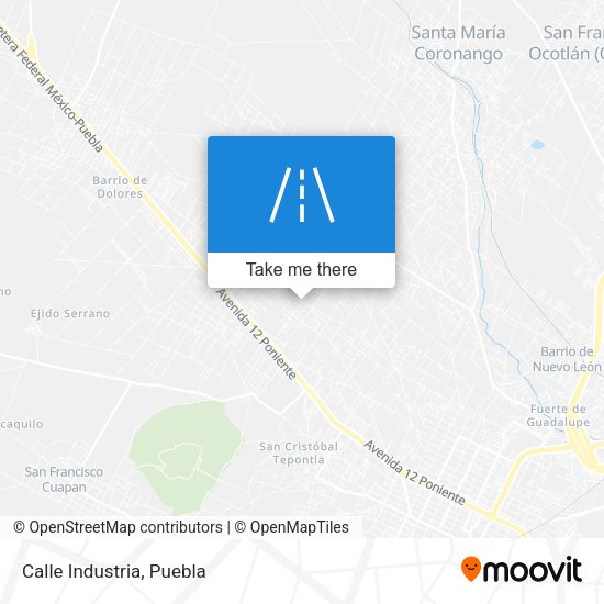 Mapa de Calle Industria