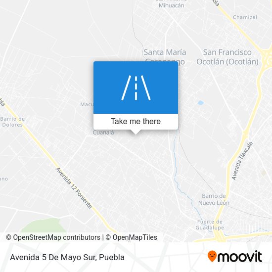 Mapa de Avenida 5 De Mayo Sur