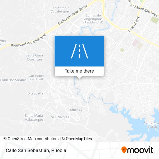 Calle San Sebastián map